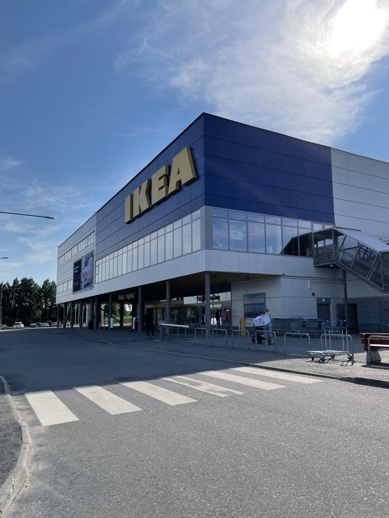 Enterance of IKEA Espoo