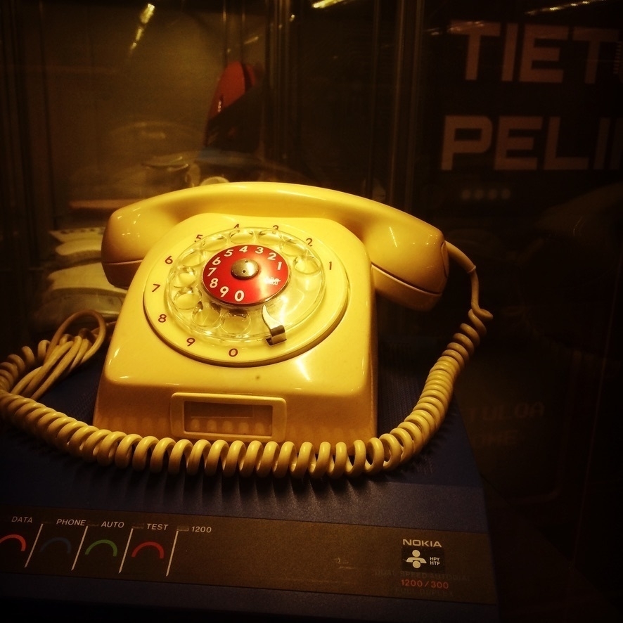 old time rotary phone