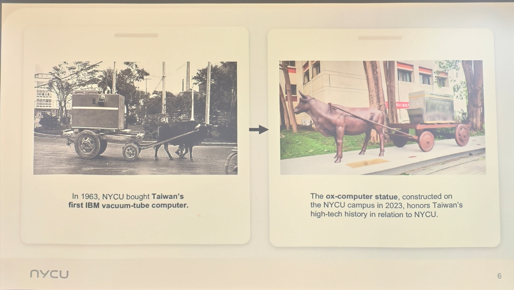 Images of a horse care transporting a vacuum tube computer 💻 in 1963