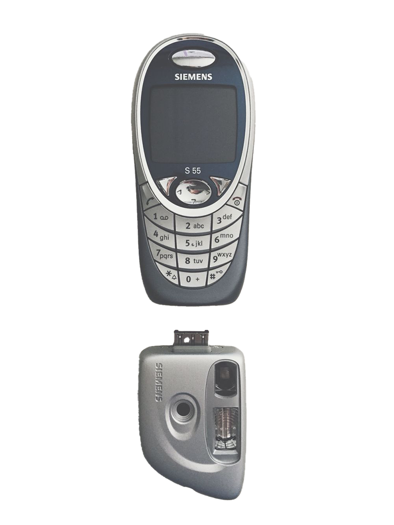 Siemens S55 Mobile Phone with Camera Attachment