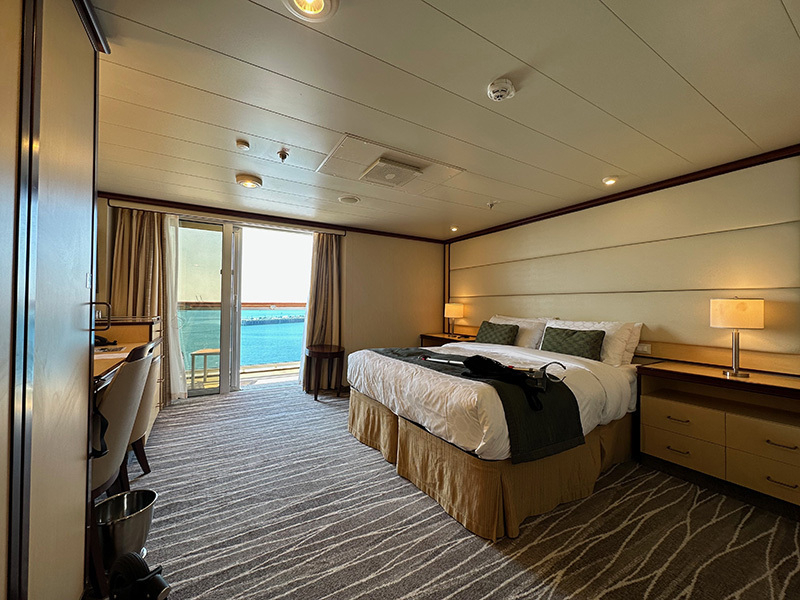 Stateroom with balcony view