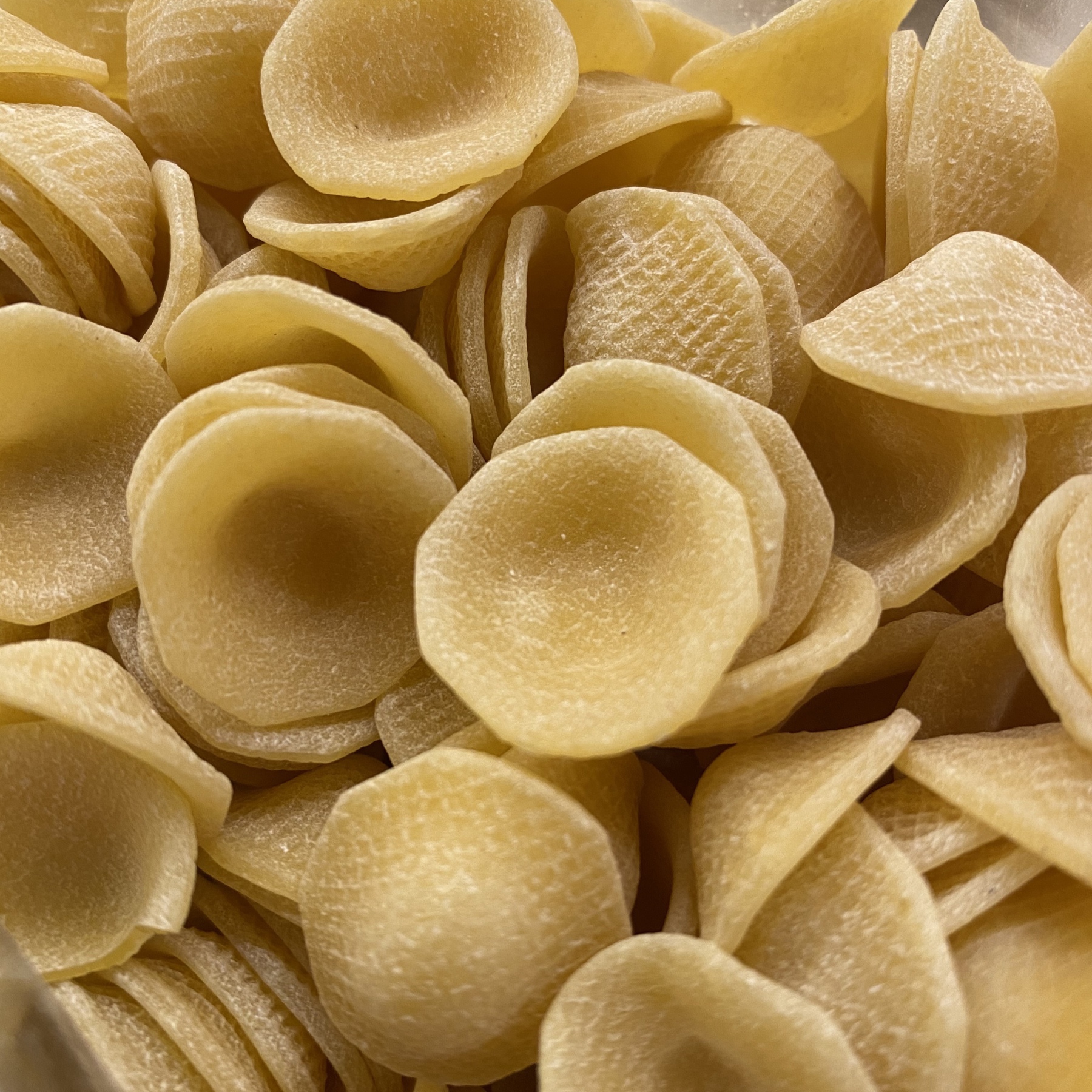 Orecchiette pasta.