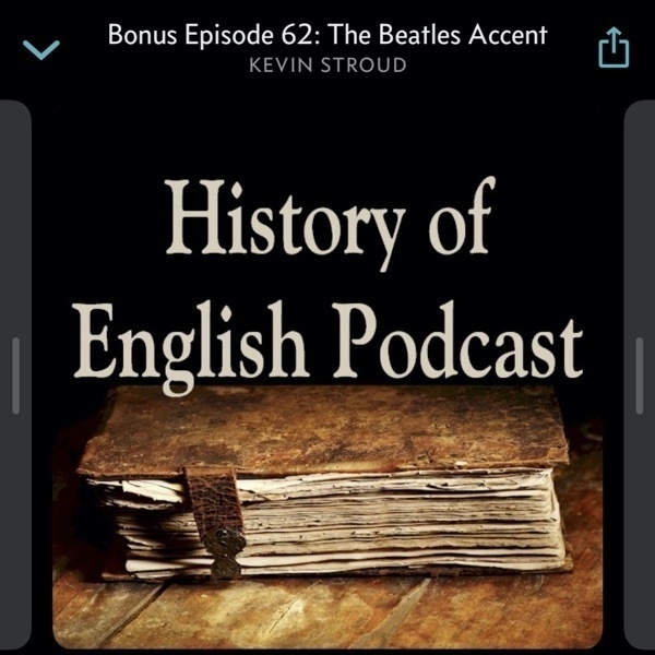 Screenshot of the History of English espisode about Beatles' lyric pronunciations.