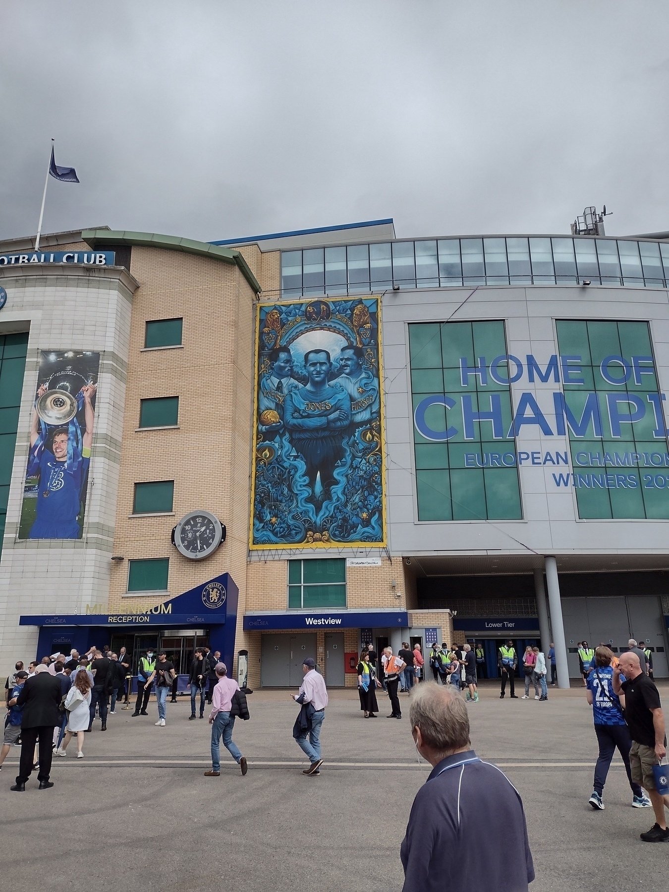 exterior of the home of football, Stamford Bridge