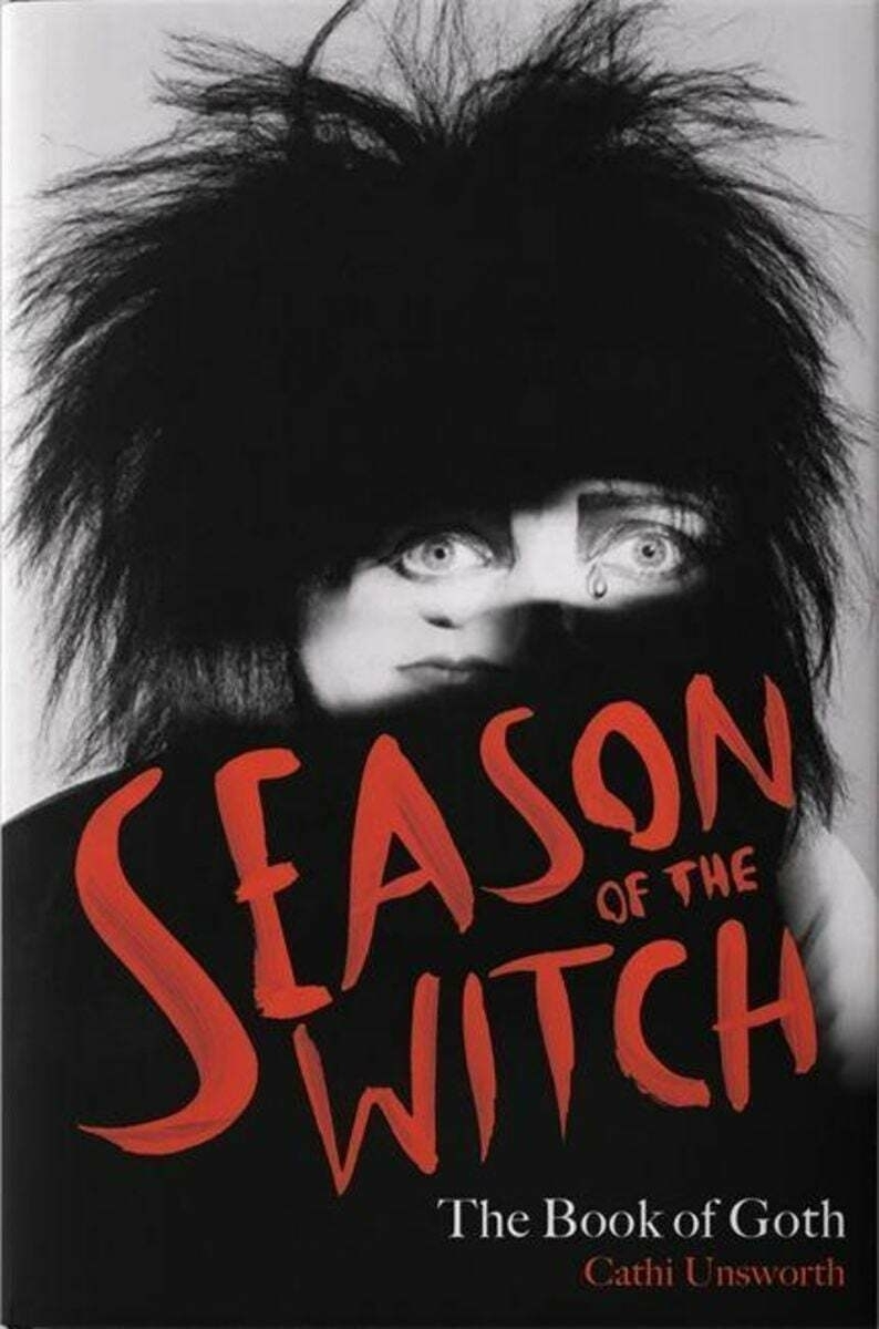 Season of the Witch book cover, featuring Siouxsie Sioux with a slightly jumbled up face