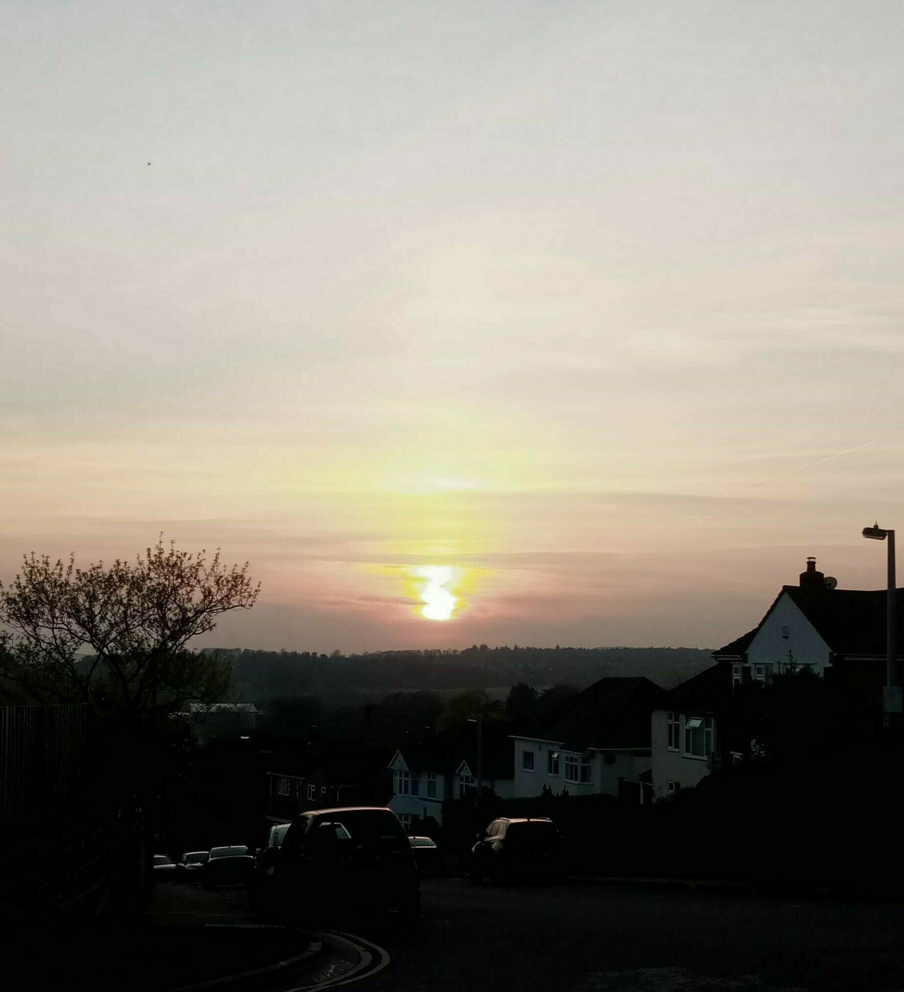 sunset from the top of mizmaze hill