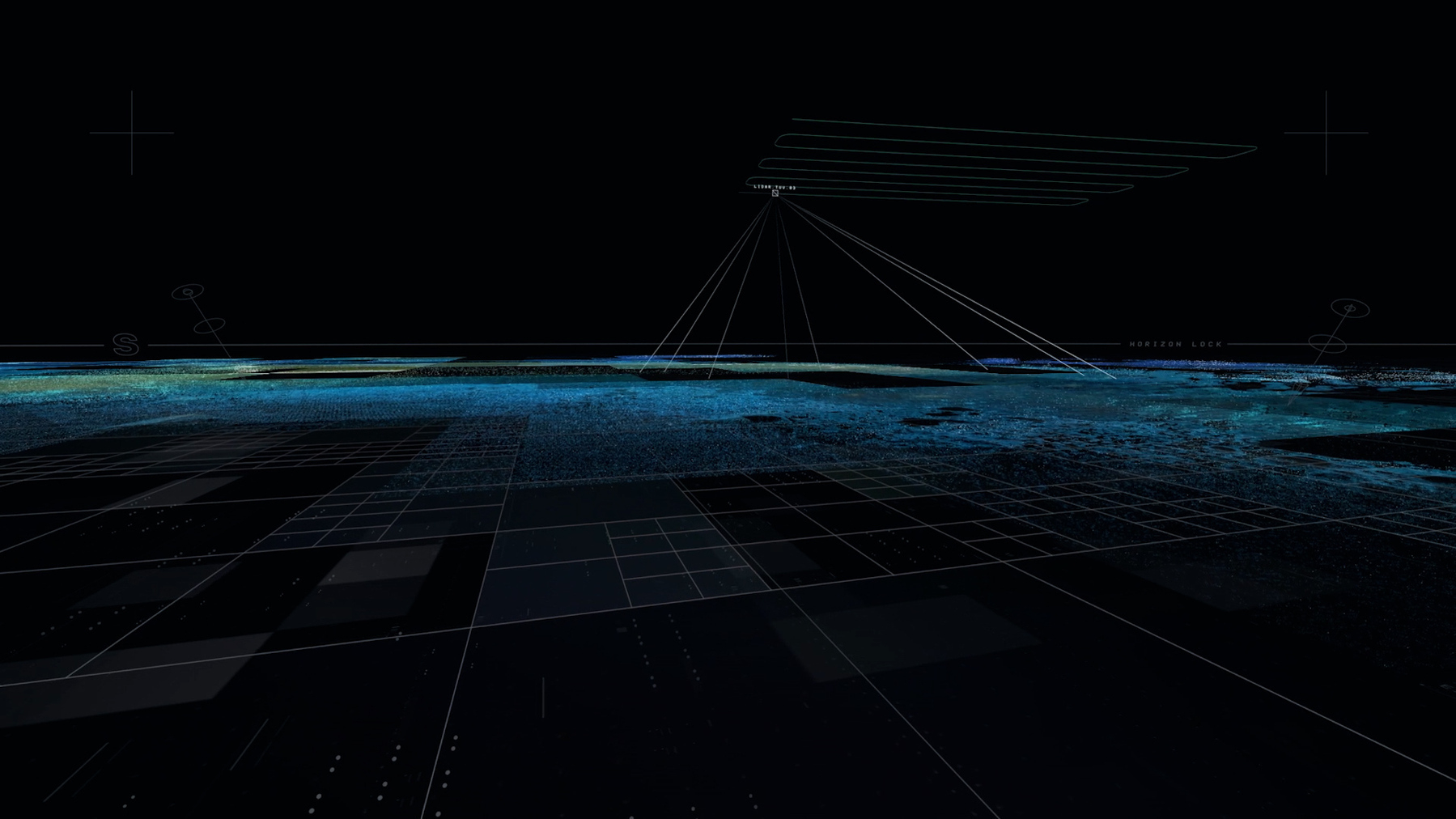 LIDAR scanning of Tuvalu by satellite