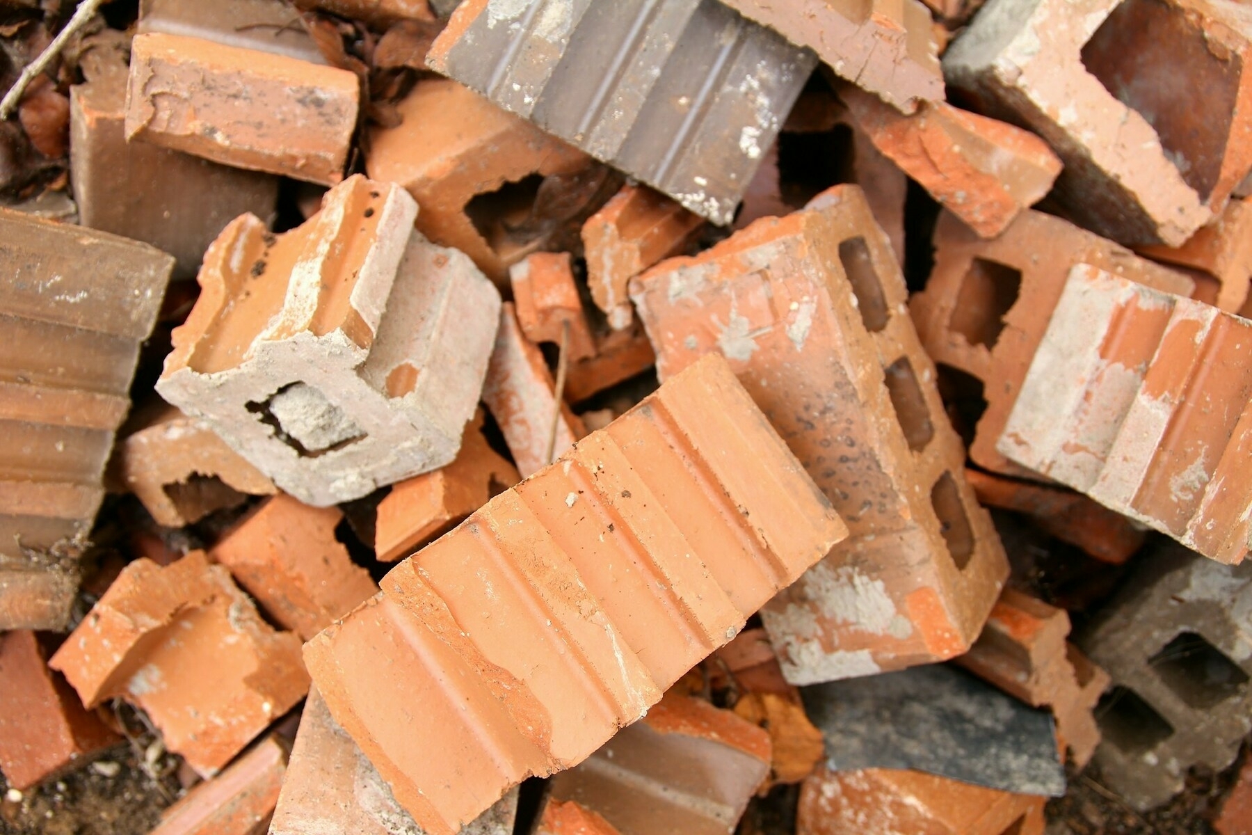 A pile of bricks