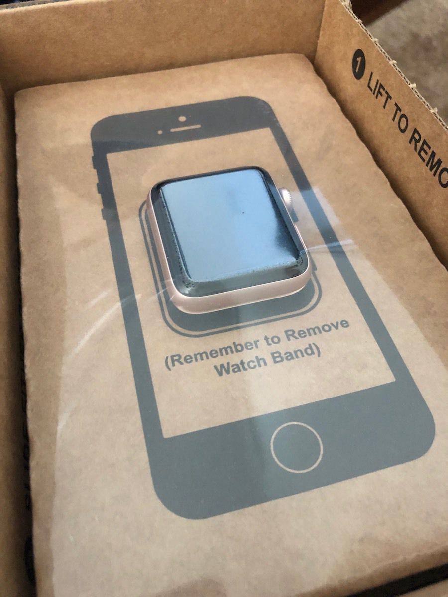 GiveBack Shipping Box with Watch