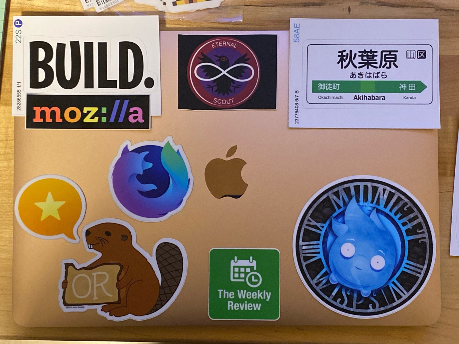 MacBook Air with Stickers