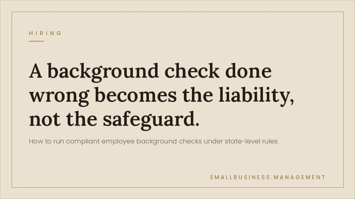 Criminal Background Check for Employees