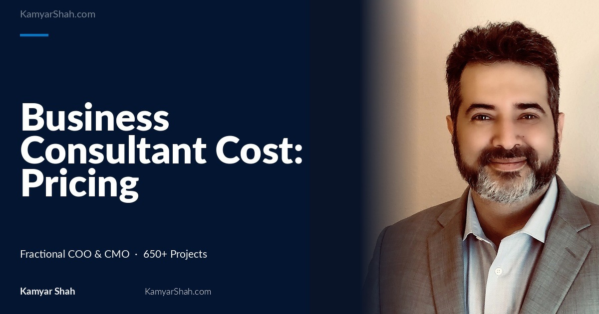 What a business consultant costs and when ROI shows up, Fractional COO answer