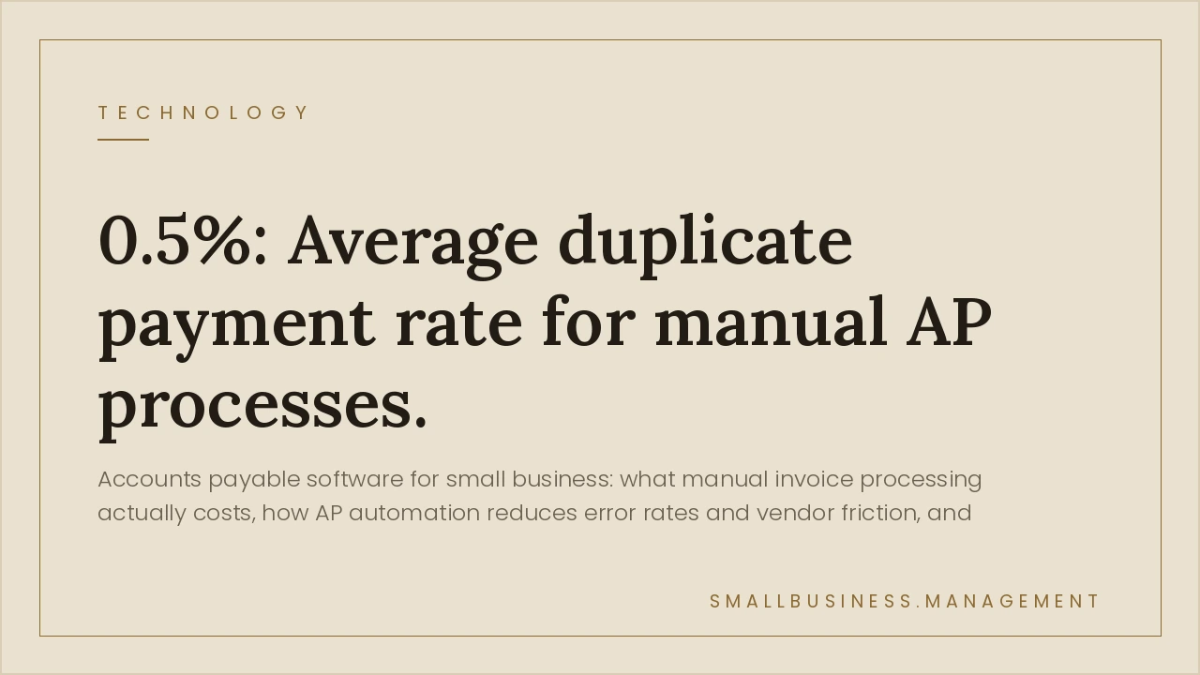 Accounts Payable Software for Small Business
