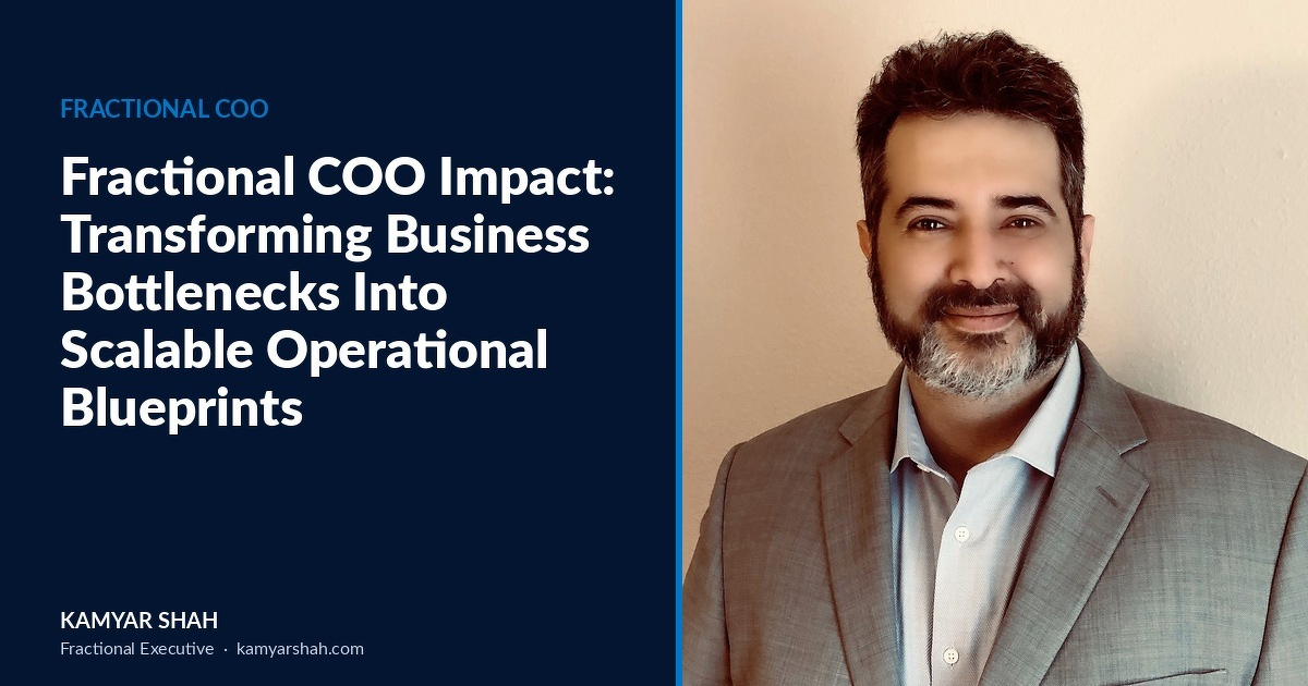 What measurable impact a Fractional COO produces, Fractional COO answer