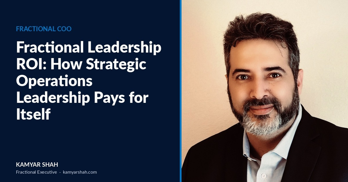 How to calculate Fractional Leadership ROI, Fractional COO answer