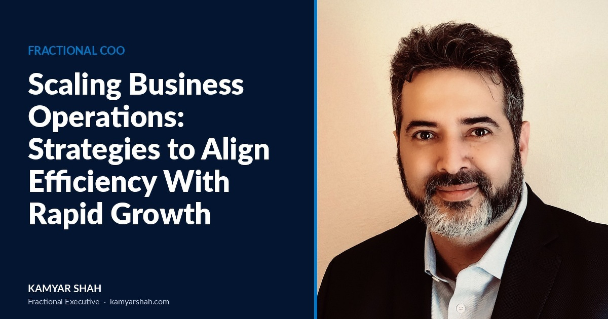 Where scaling business operations breaks, Fractional COO answer