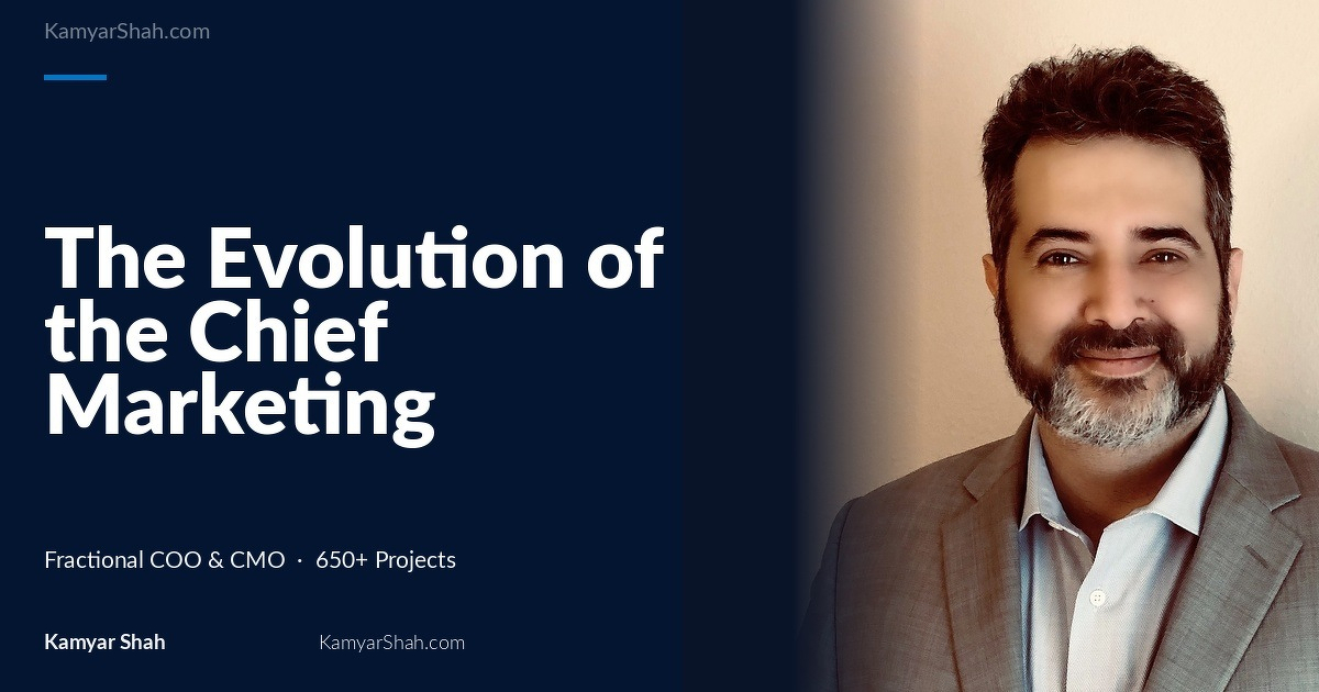 How the CMO role has changed, Fractional CMO answer