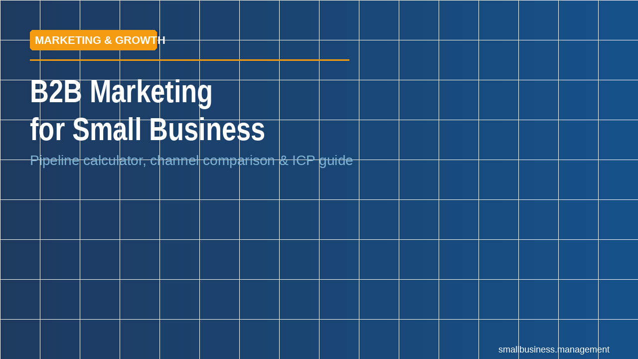 B2B marketing fails for small businesses when it mimics enterprise playbooks. You don't have a 6-month sales cycle or a brand