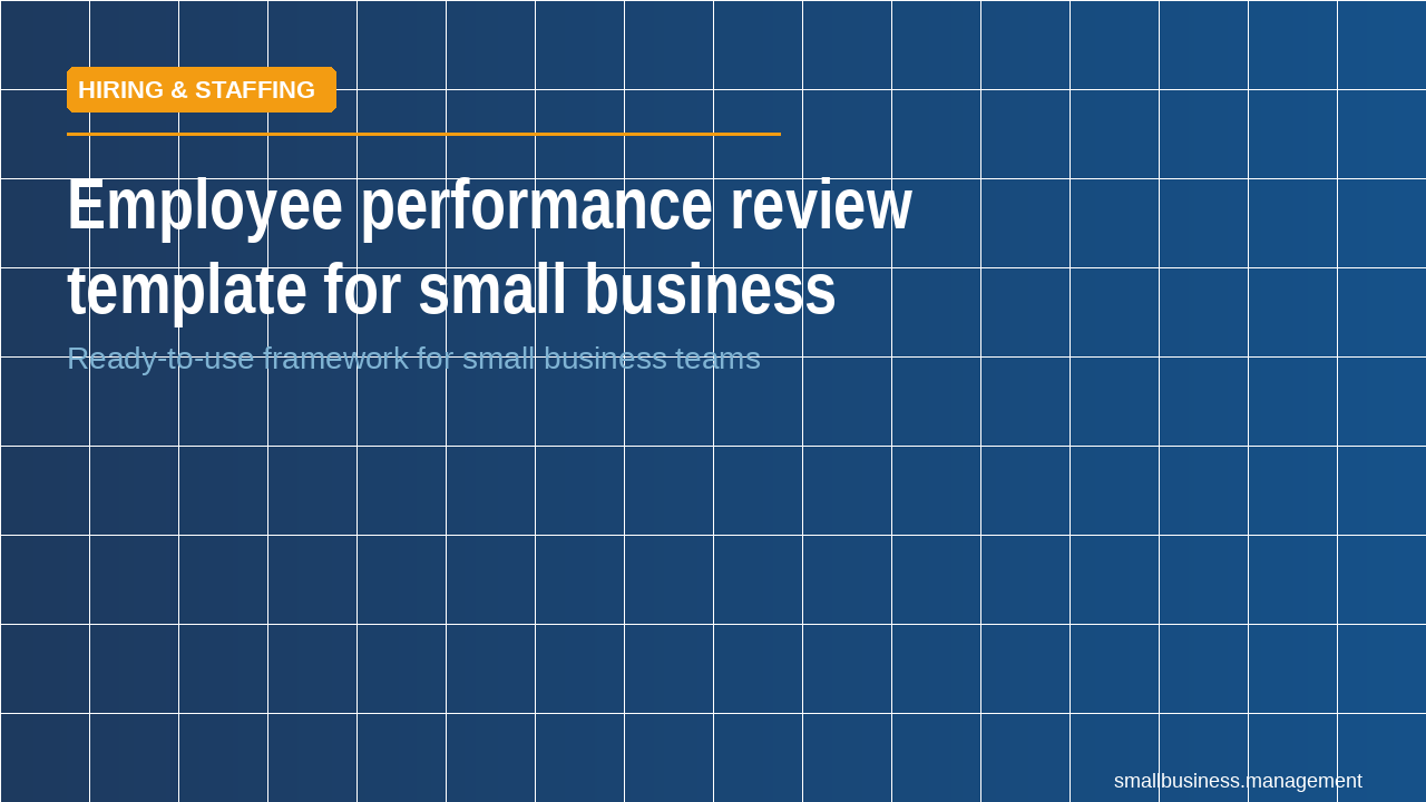 A performance review without a template is just an uncomfortable conversation with no follow-up. The structured template for 