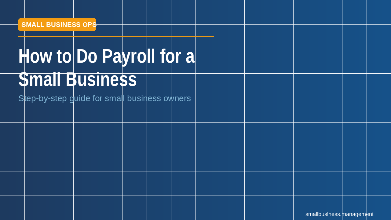 Payroll errors are the fastest way to lose good employees and attract IRS attention simultaneously. The small business payrol