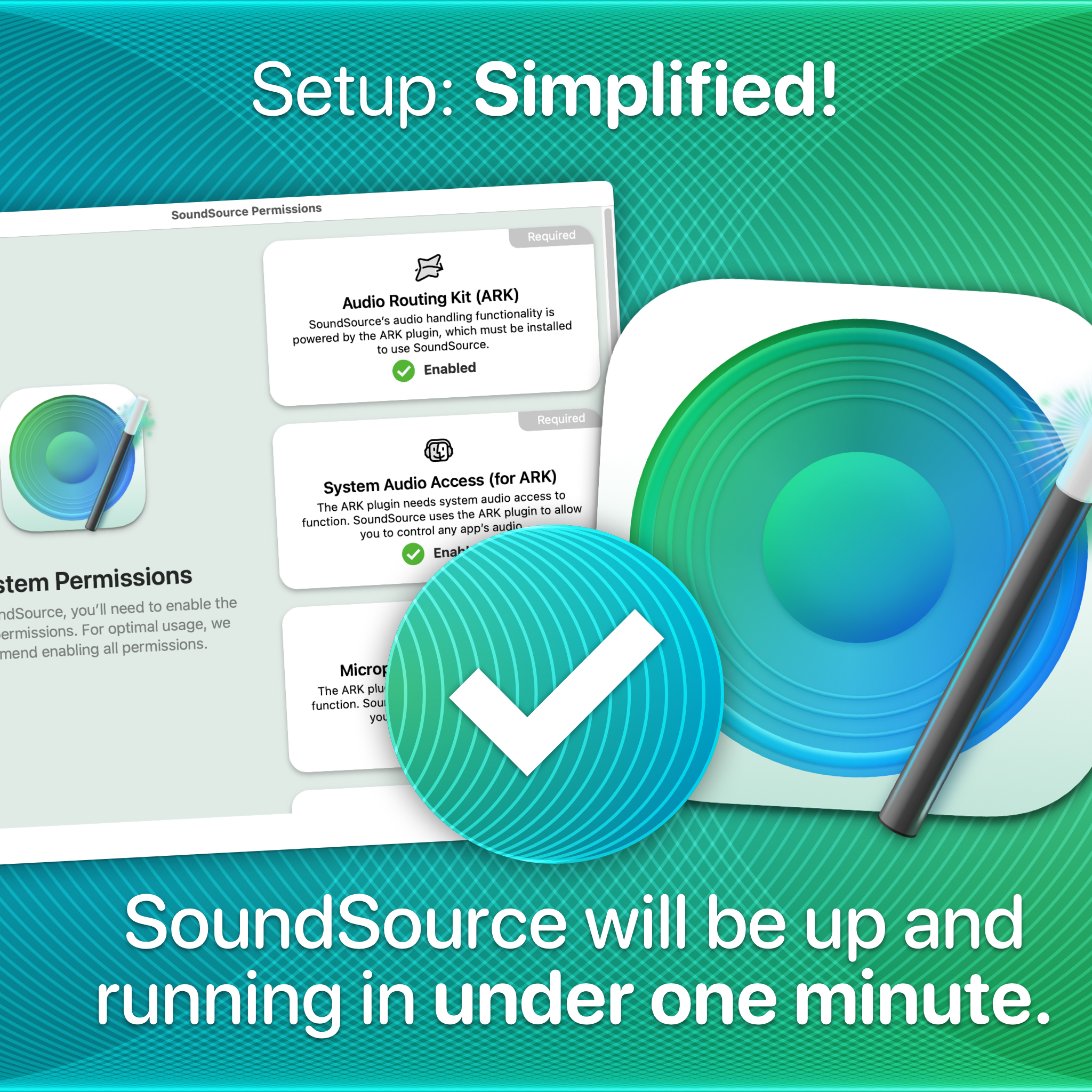 SoundSource’s setup has been simplified!