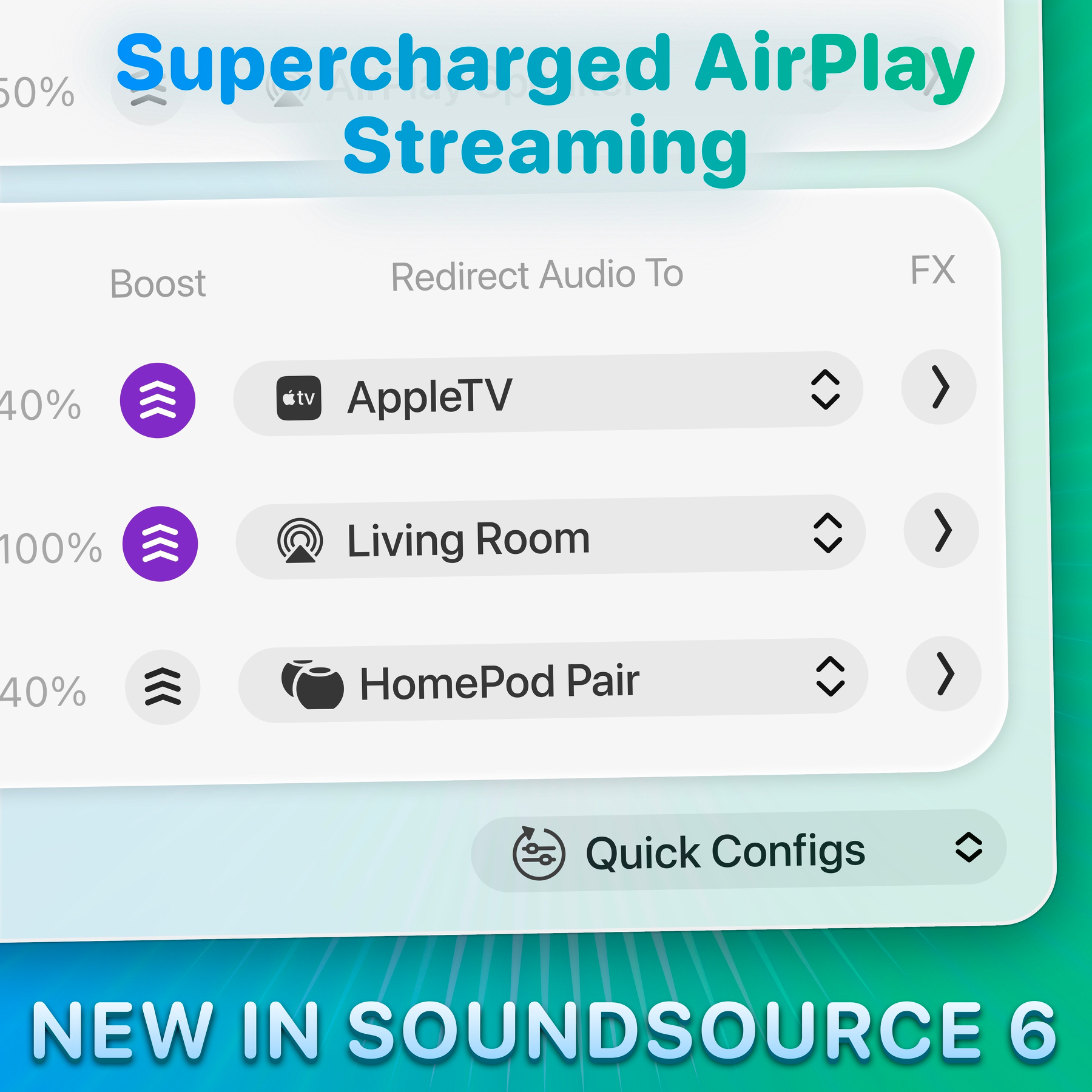 Supercharged AirPlay Streaming in SoundSource 6