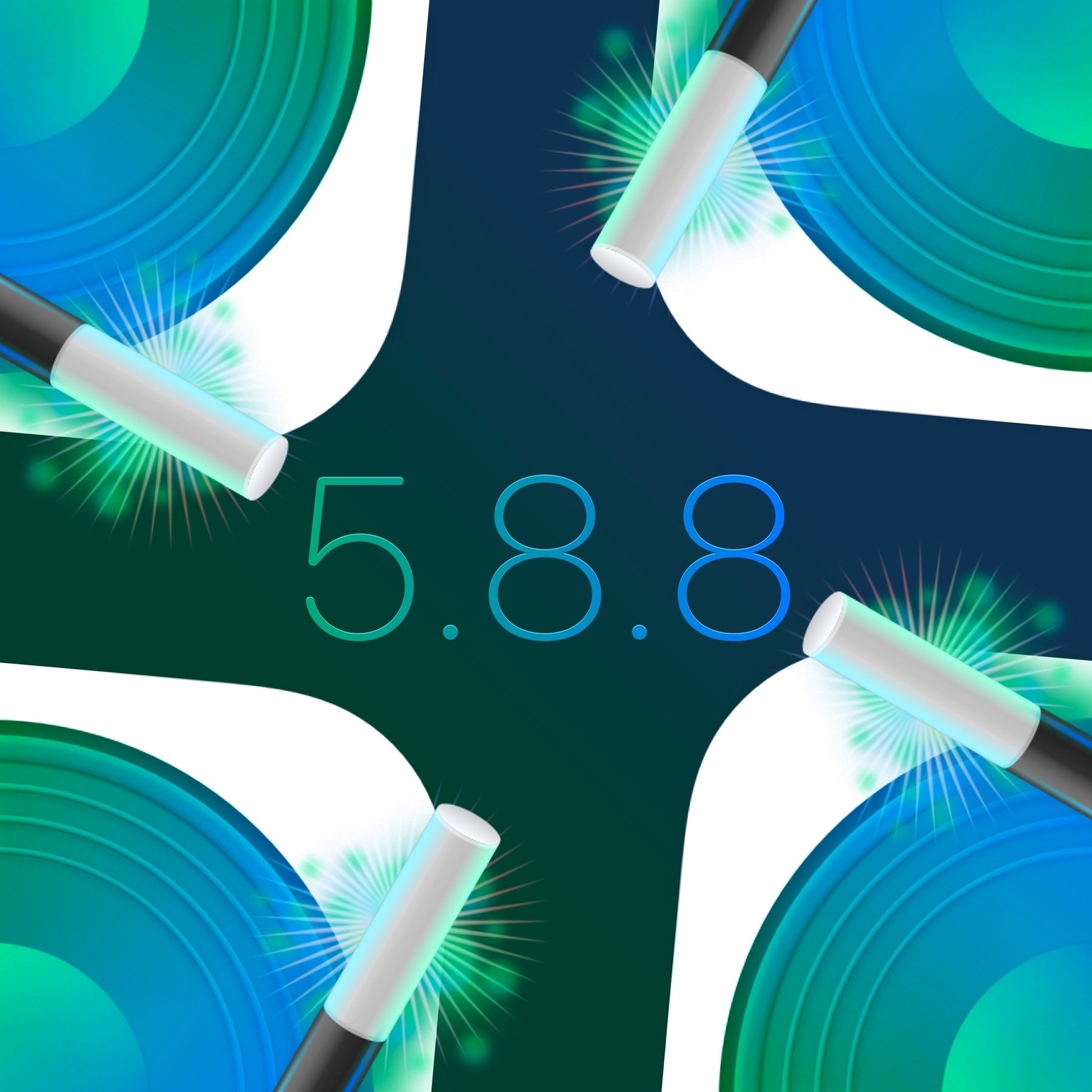 Stylized SoundSource icons and the version number 5.8.8