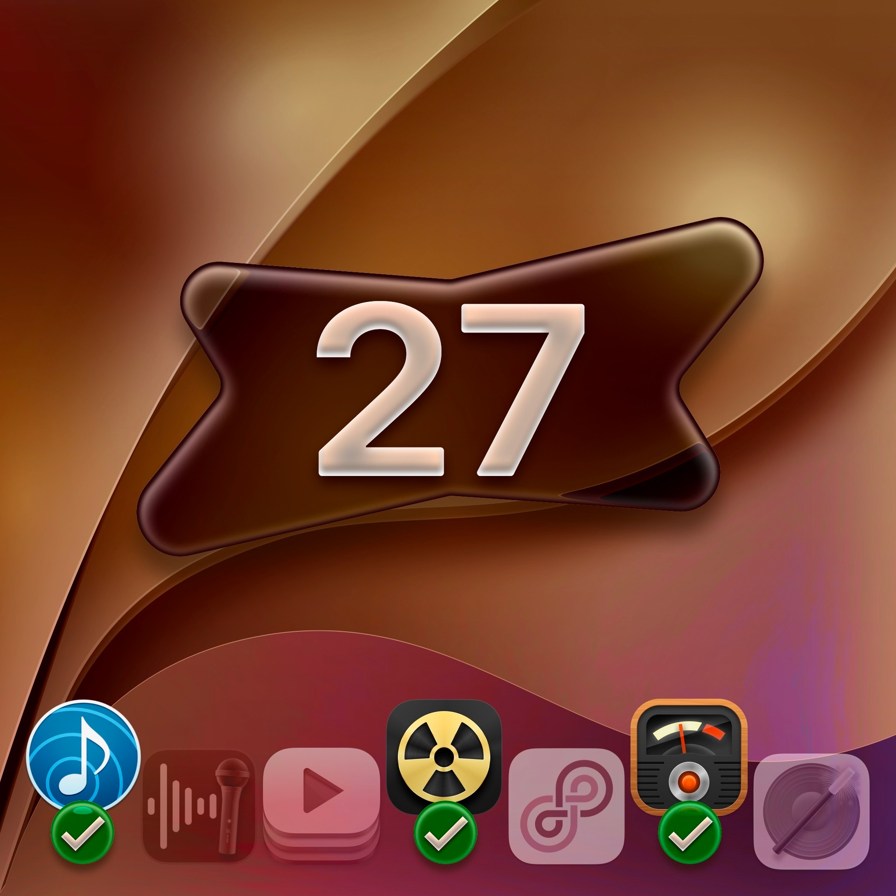 Airfoil, Fission, and Piezo showing MacOS 27 support.