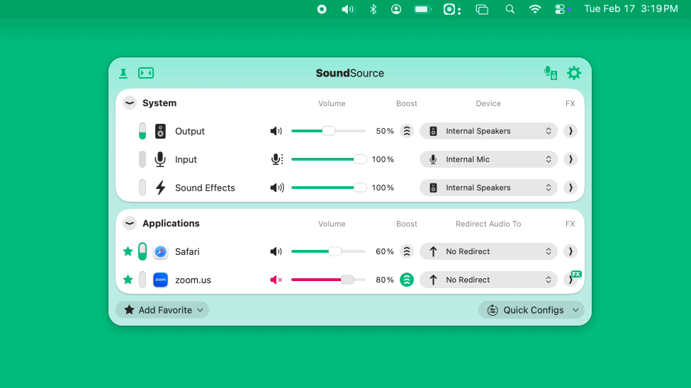 SoundSource’s “Here I am!” pop
