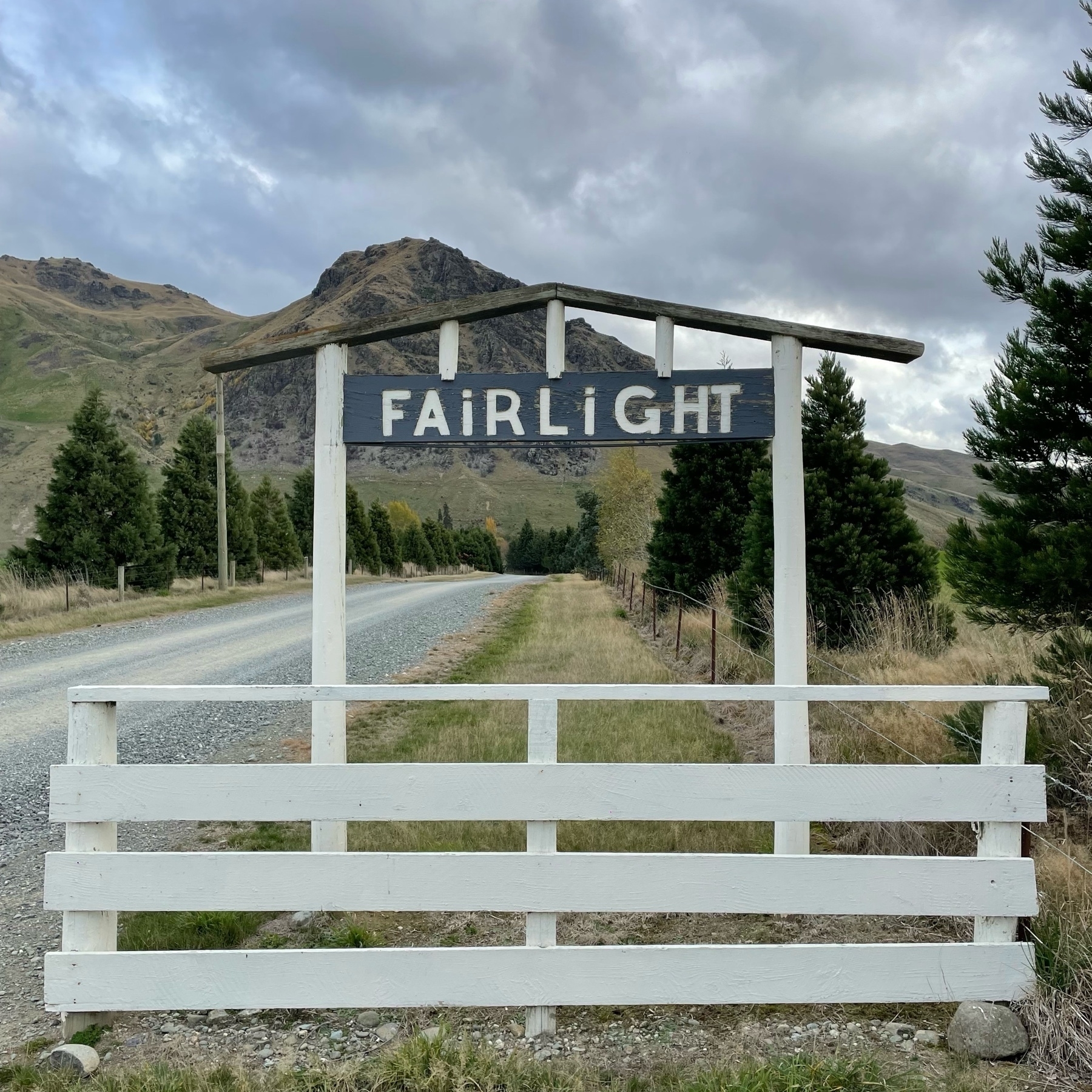 gate sign at Fairlight Station 