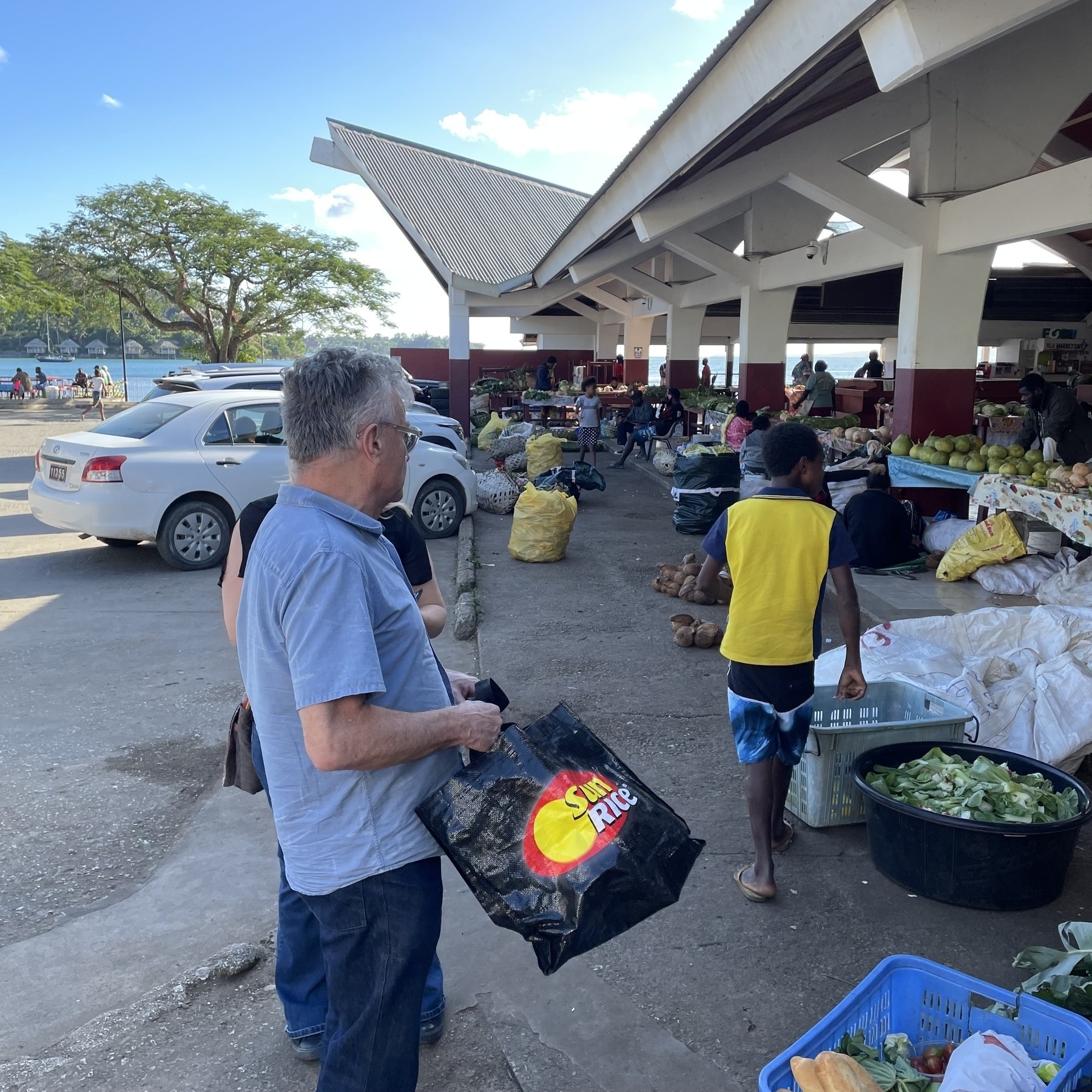 Bill at Port Vila Market