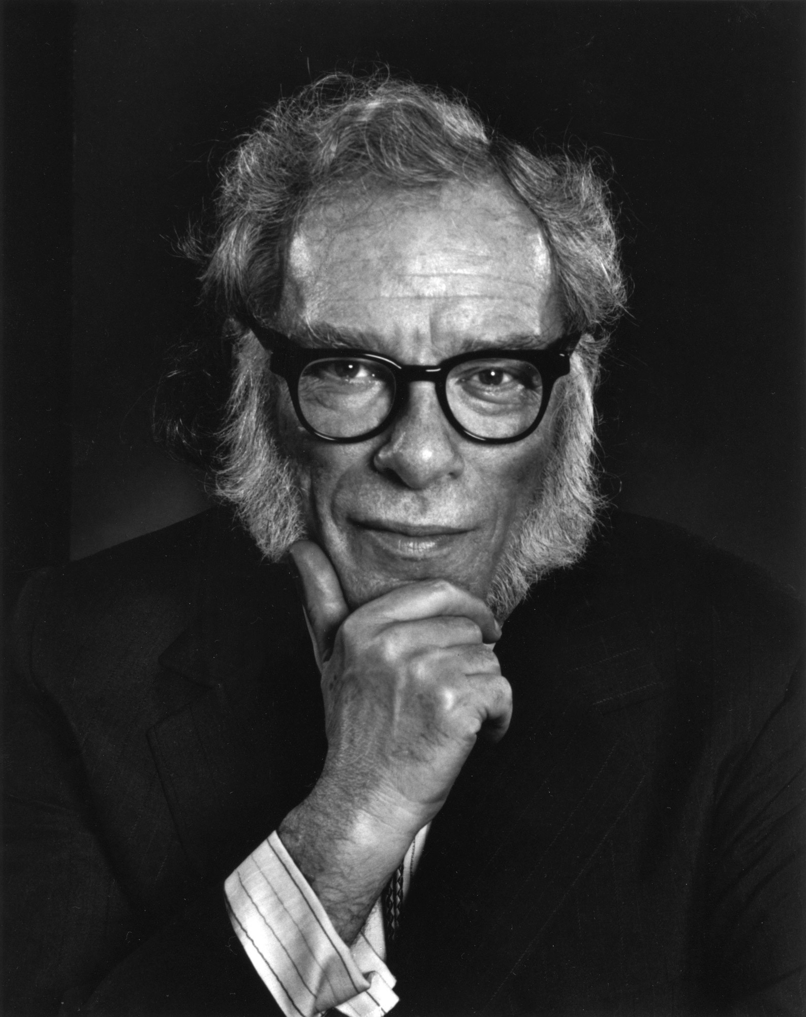 A portrait of Isaac Asimov by Yousuf Karsh (1985)