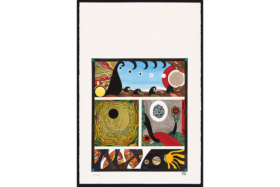 Abstract art poster of Beethoven Symphony No. 7
