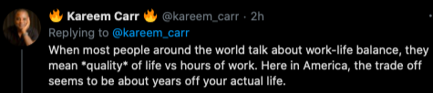 Kareem Carr on W/L Balance