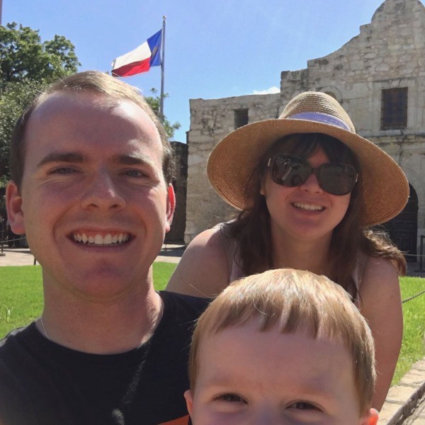 Family at the Alamo