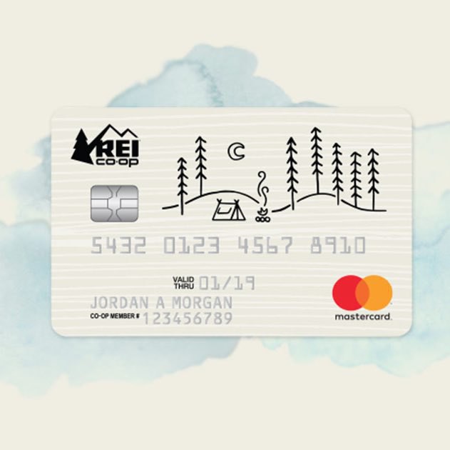 REI credit card design