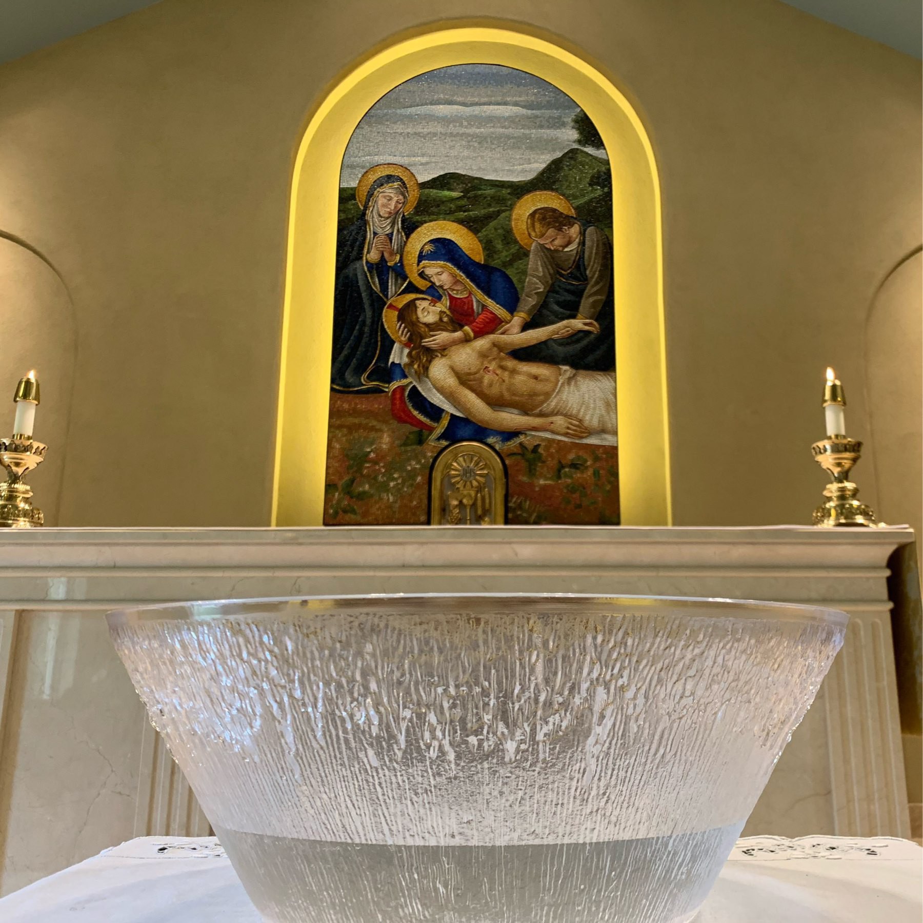 Holy Water in a Church