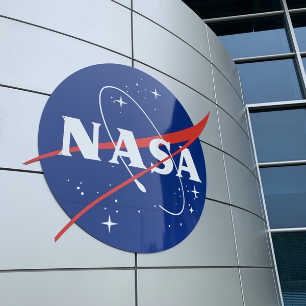 NASA logo on building