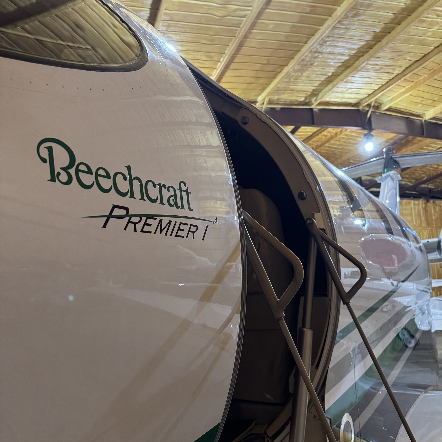 Beechcraft Premier IA in a hanger