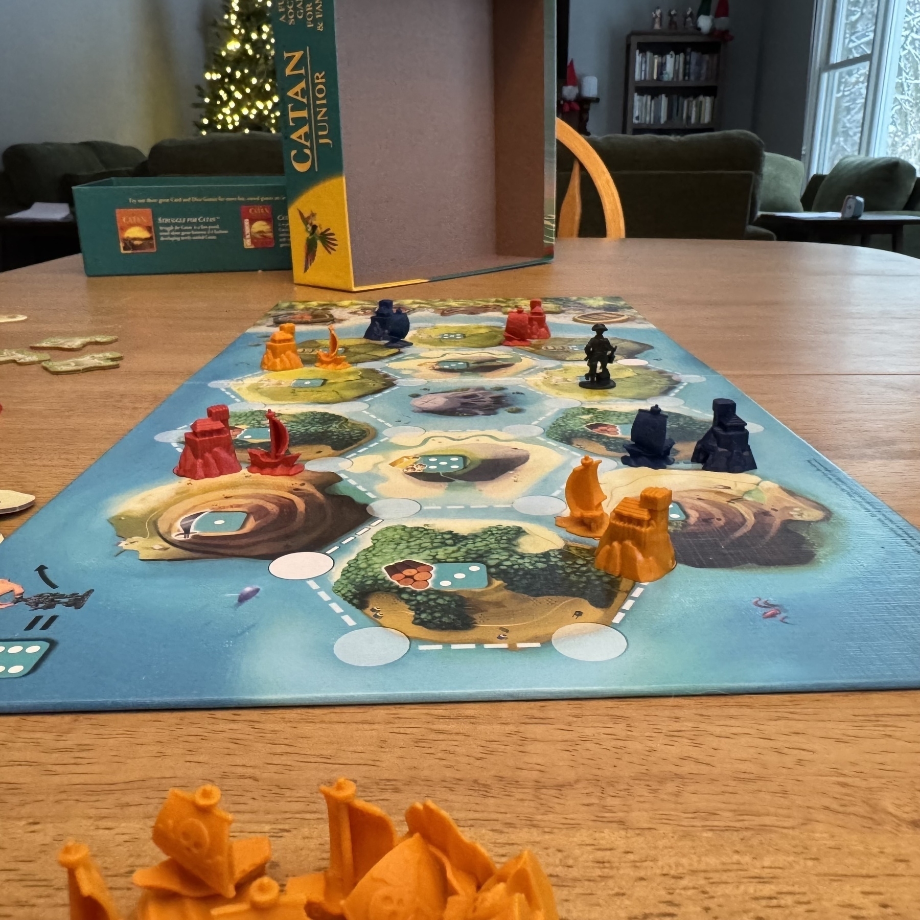 Catan Junior on a table