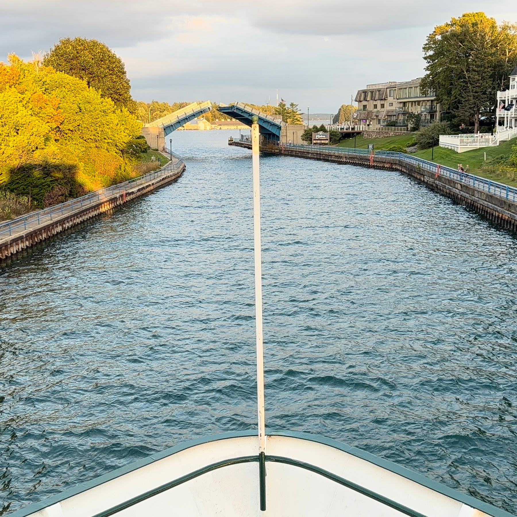 Arriving back into Charlevoix.