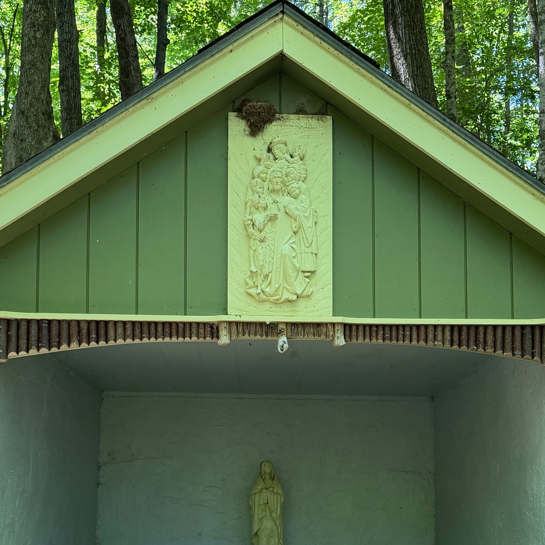 Enclosure above the St. Kateri spring