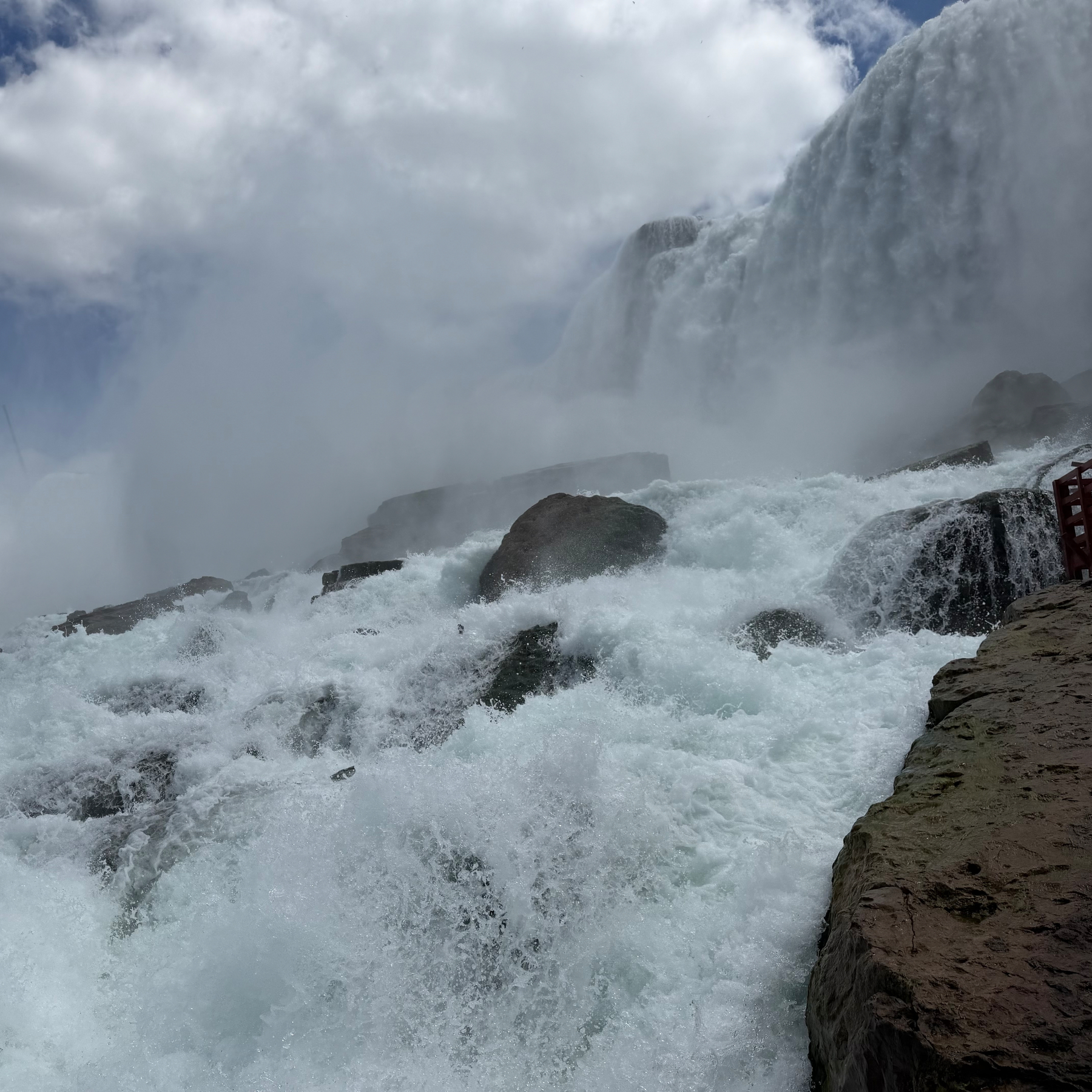 Up close and personal with the American Falls.