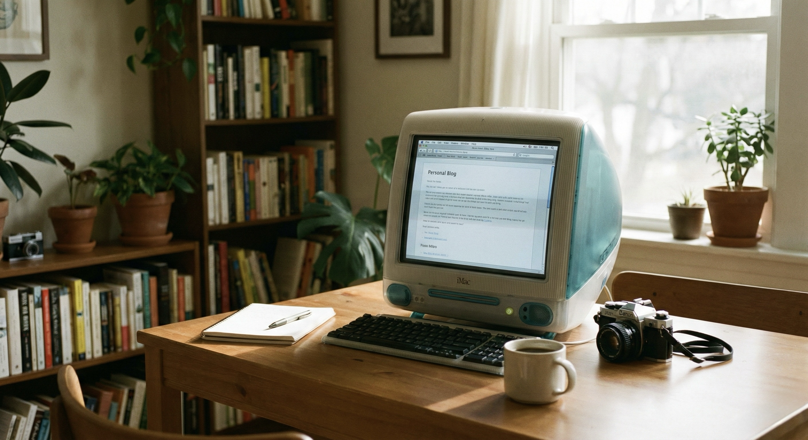 Escritório nostálgico