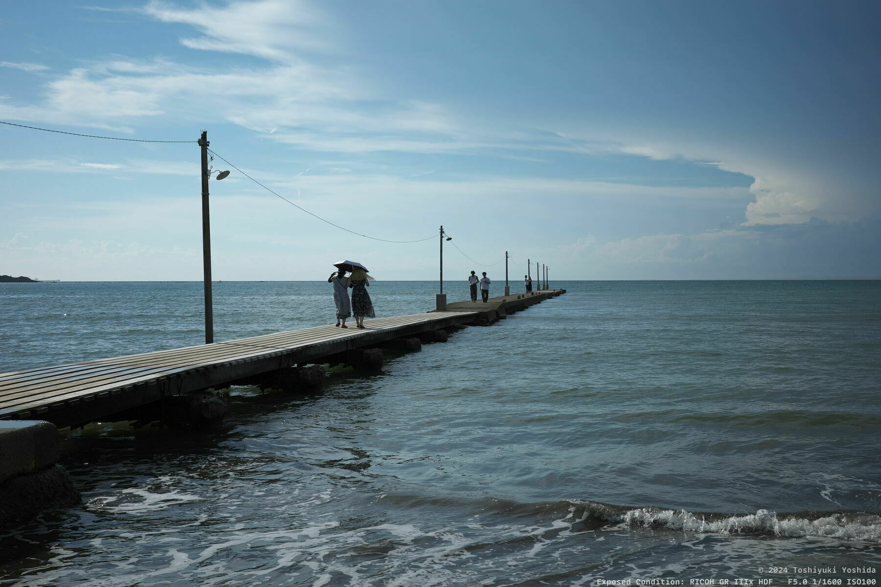 Haraoka Pier in Chiba, Japan