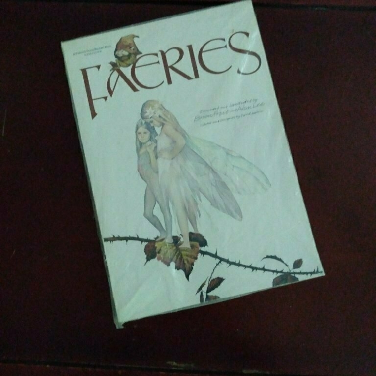 A copy of Brian Froud and Alan Lee's book, FAERIES.
