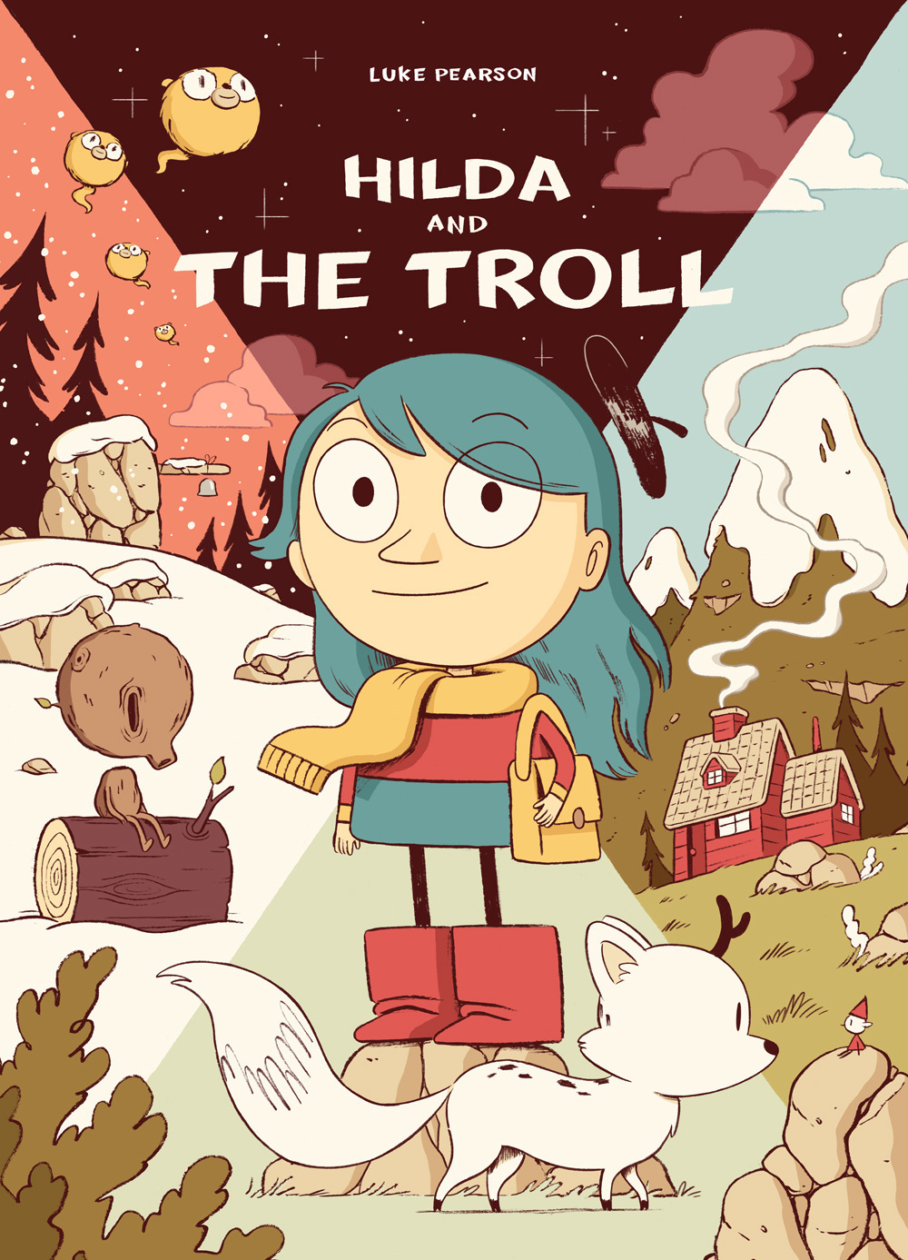 The cover the graphic novel Hilda and the Troll