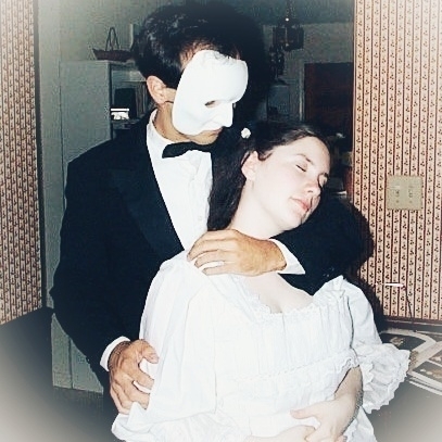 W and myself as the Phantom and Christine
