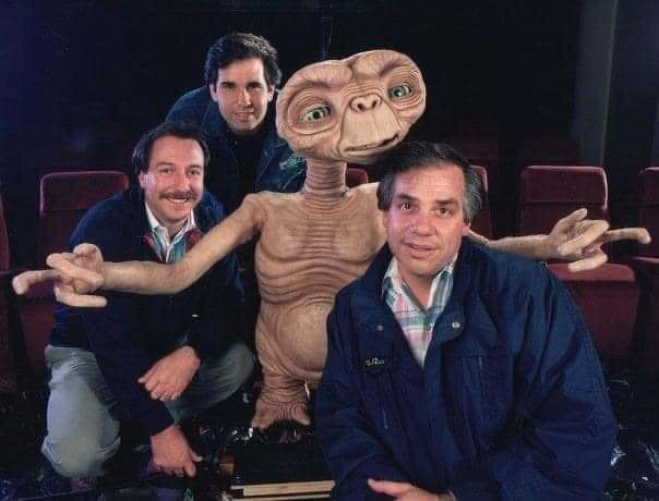 Terry Winnick with the E.T. figure
