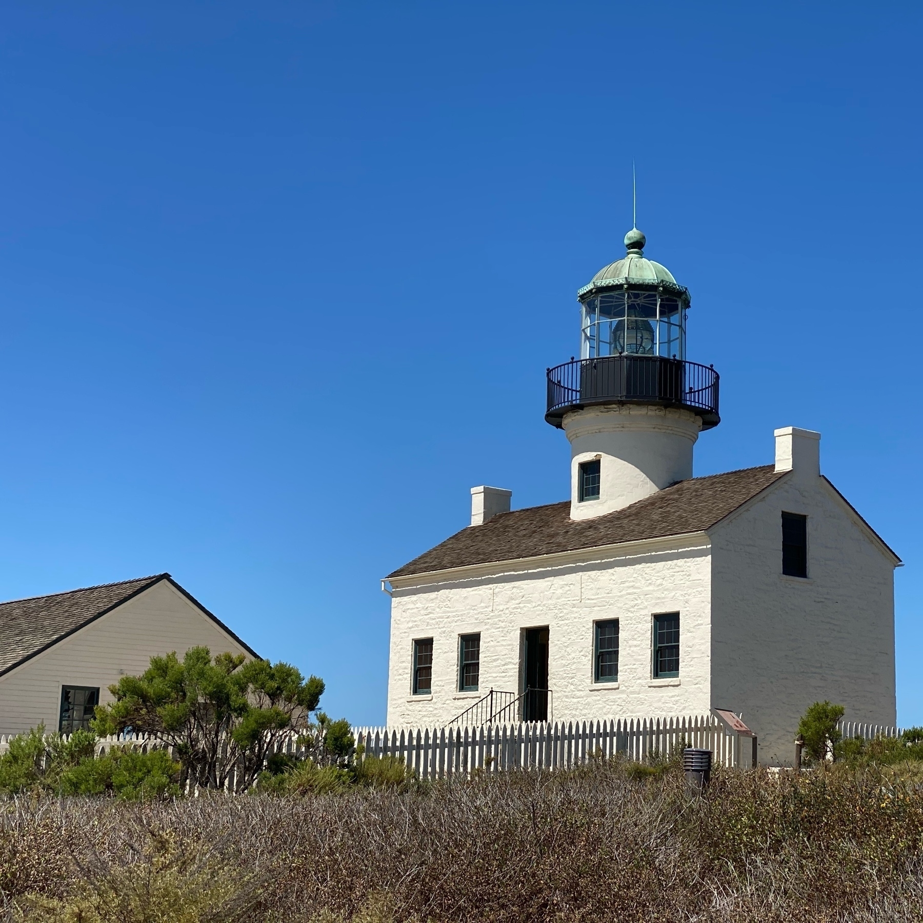 Restored Point Loma lighthouse
